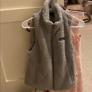 FUZZY PATAGONIA VEST WORN ONCE